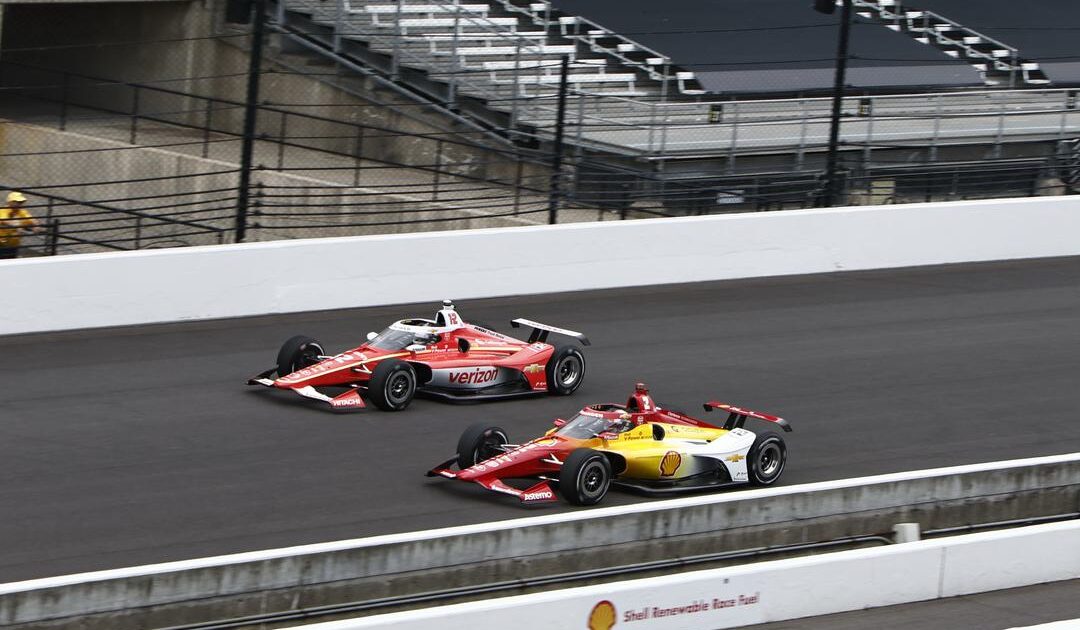 Will Power and Josef Newgarden's Team Penske Cars