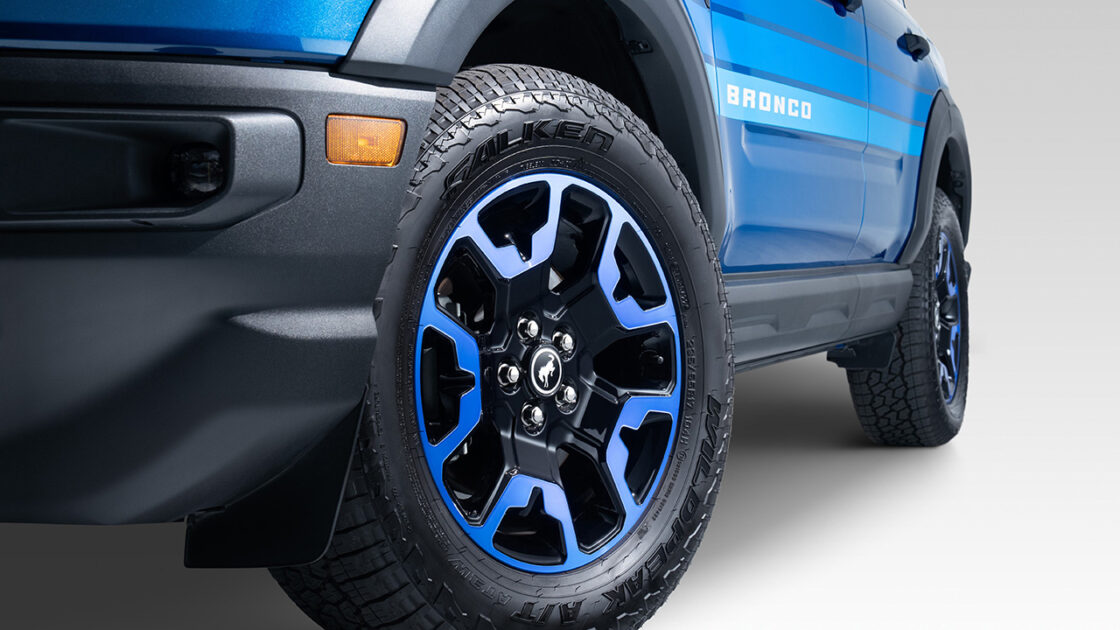Ford Bronco Sport Blue Free Wheeling