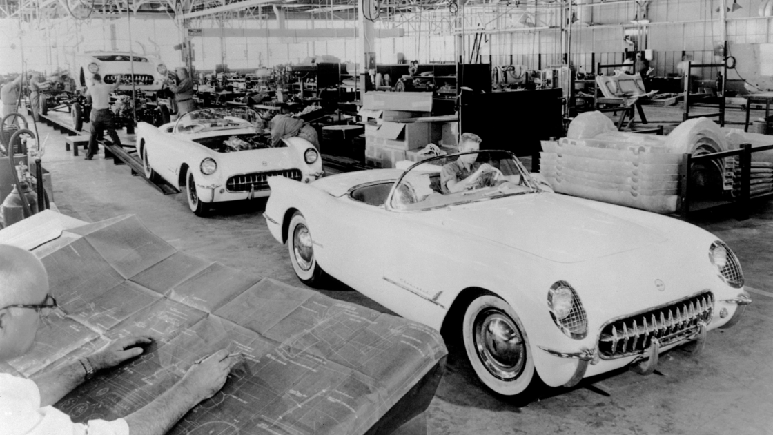 1953 Chevrolet Corvette Production