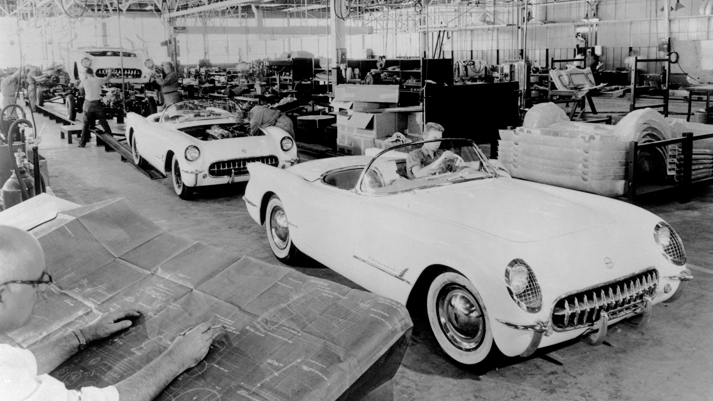 1953 Chevrolet Corvette Production