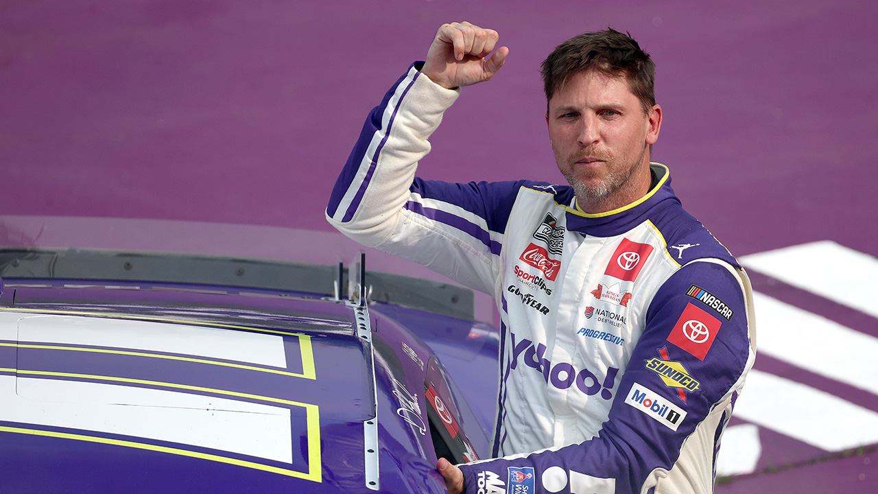 Denny Hamlin at Michigan
