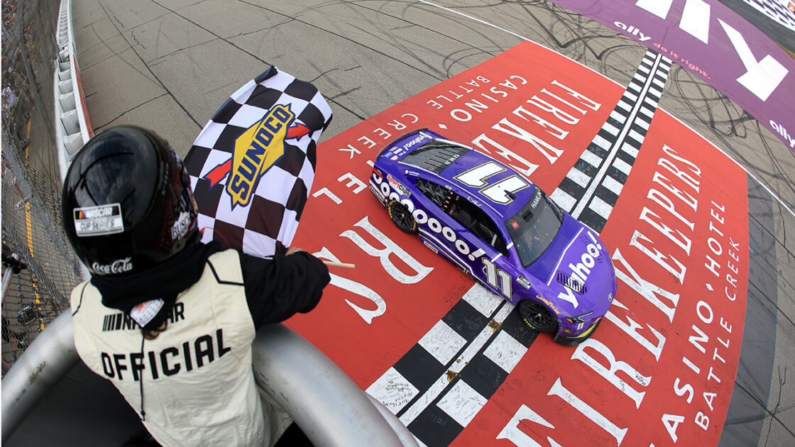 Denny Hamlin Wins at Michigan