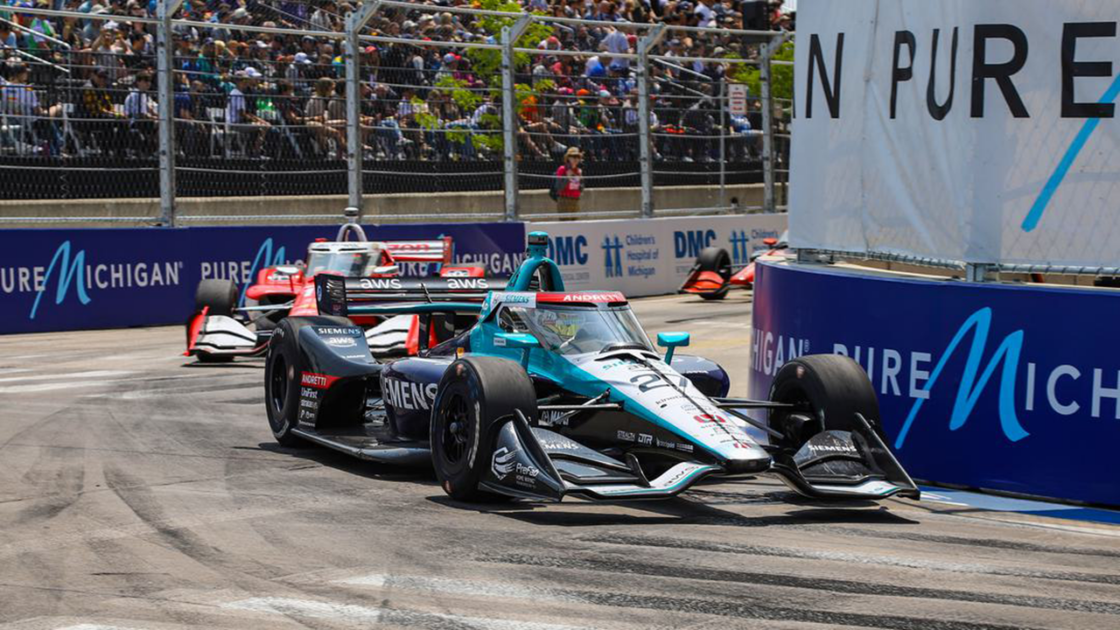 Kyle Kirkwood at Detroit