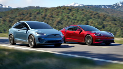 Tesla Model X and Model S