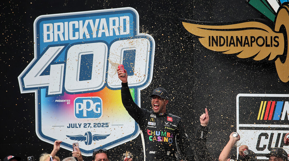Bubba Wallace at Indy