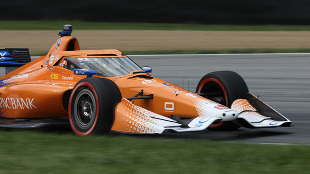Scott Dixon at Mid-Ohio