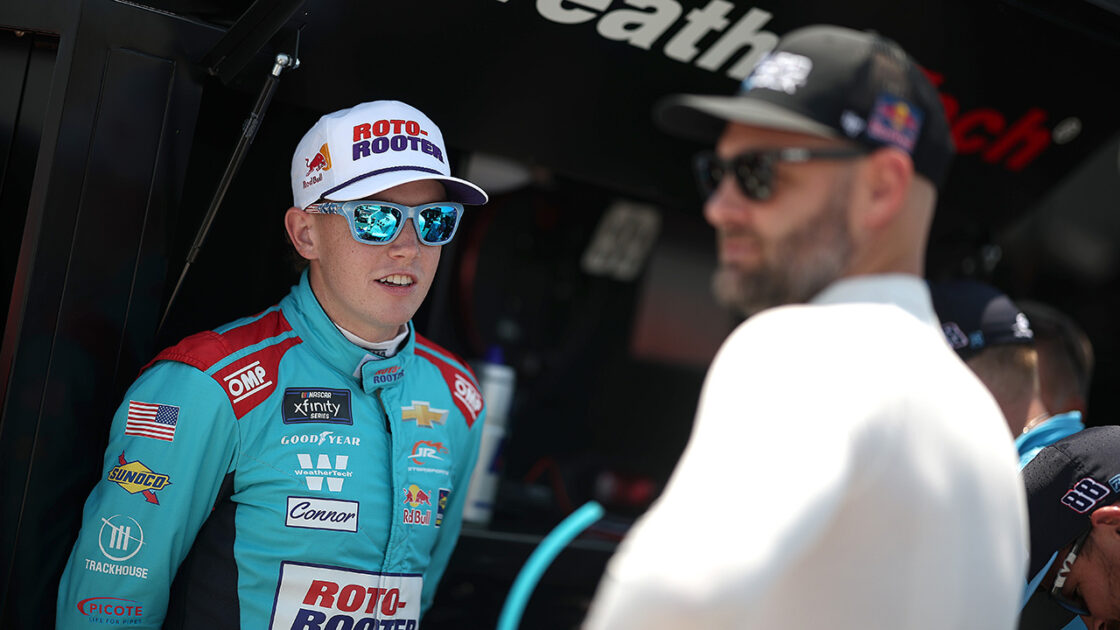 Conor Zilisch and Shane Van Gisbergen at Sonoma