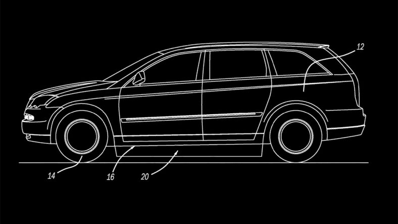 Chrysler Pacifica Patent Sketch