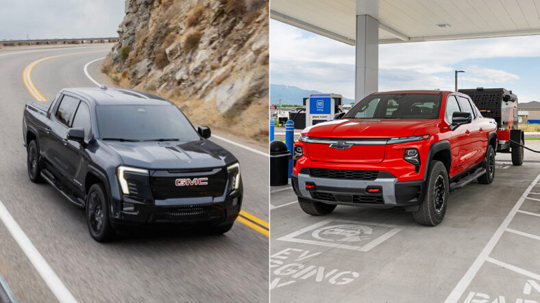 GMC Sierra EV and Chevrolet Silverado EV