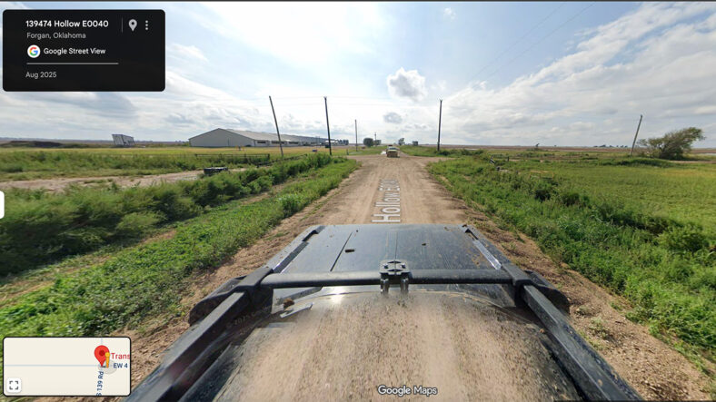 The TransAmerica Trail on Google Street View
