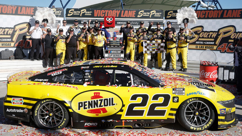 Joey Logano at Las Vegas in 2024