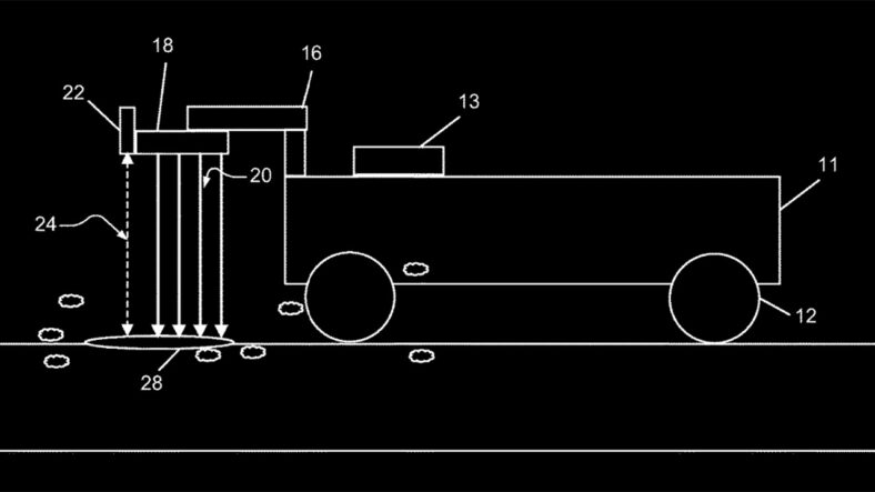 Patent Drawing for GM's Emitter Array