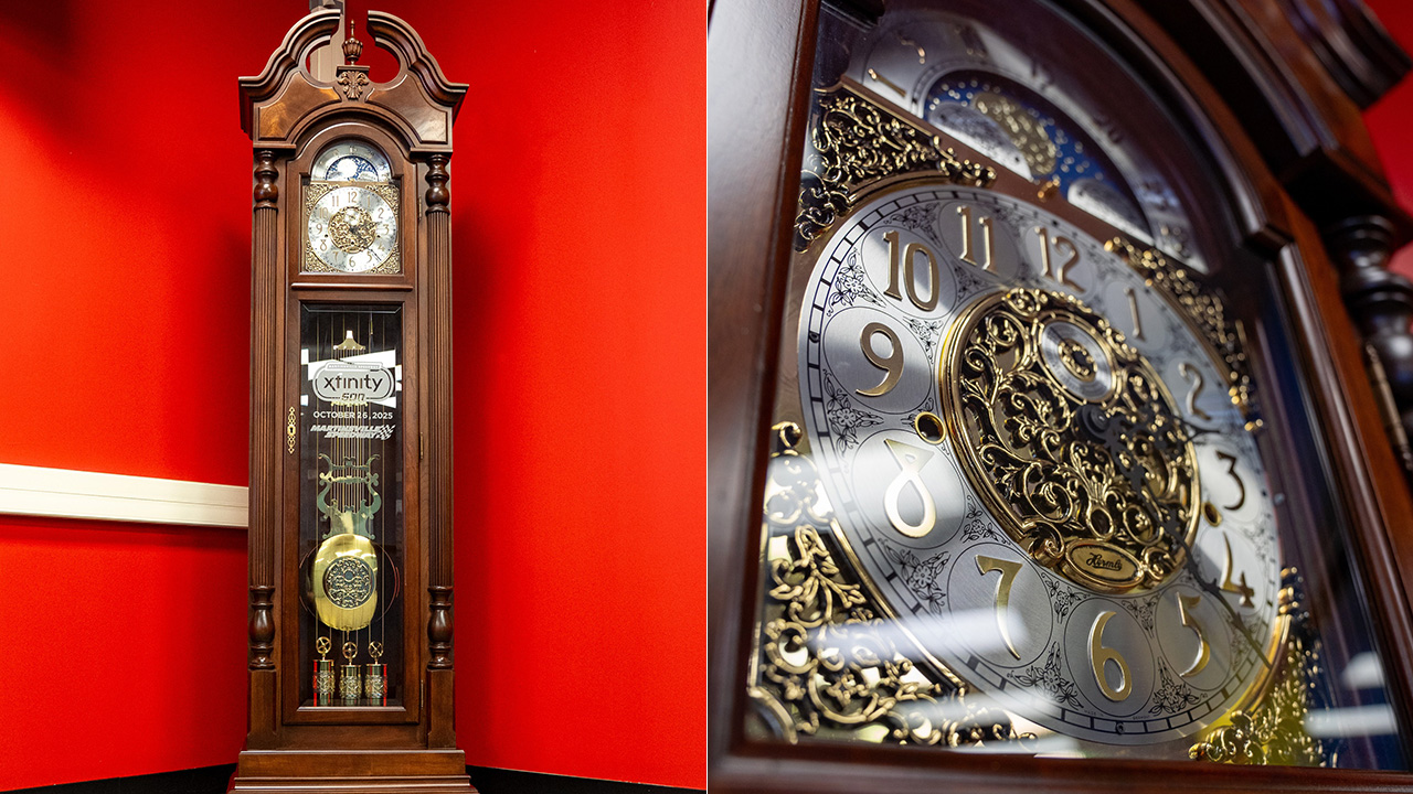 The New Martinsville Speedway Clock