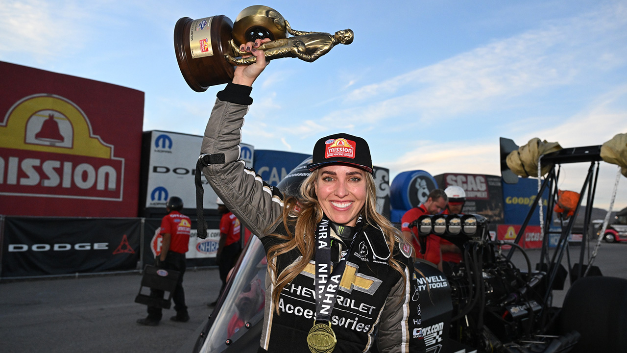 Brittany Force at Las Vegas