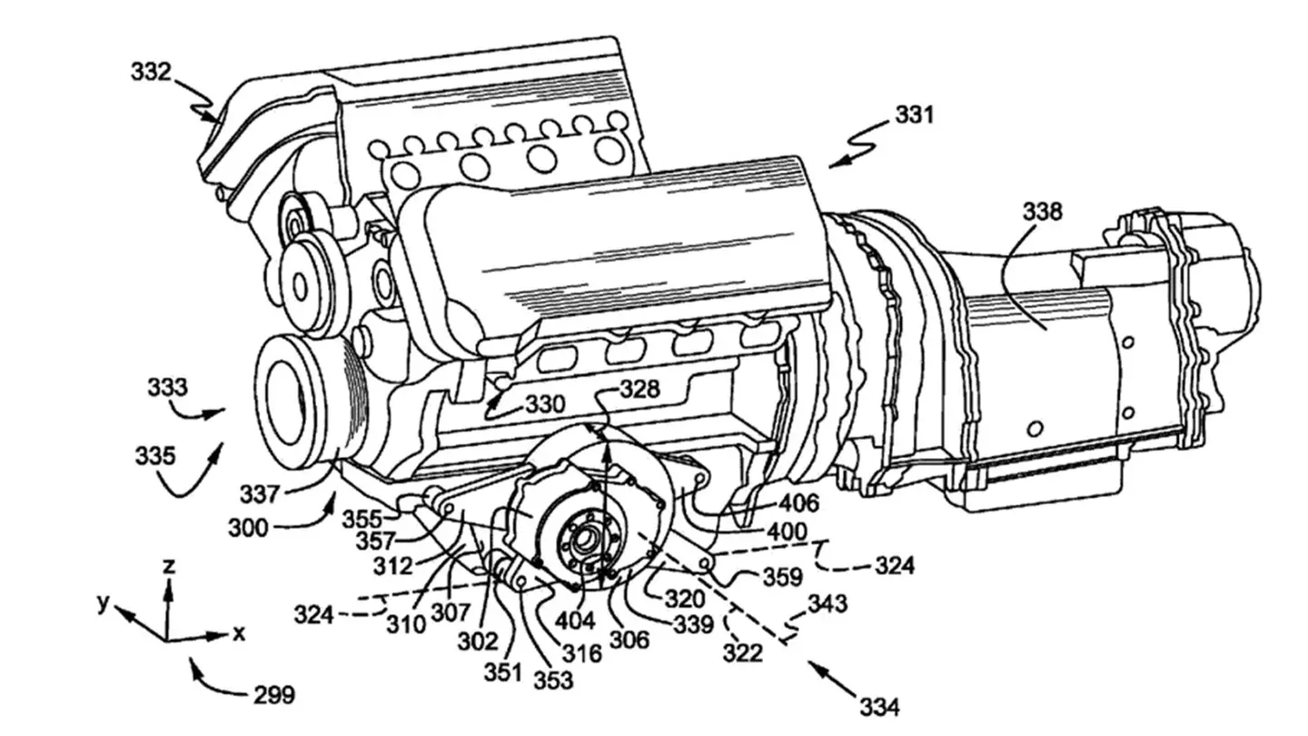Ford V8 Hybrid Patent