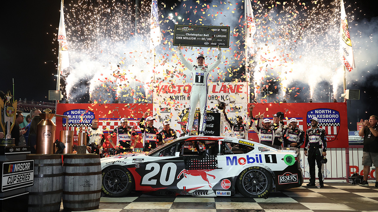 Christopher Bell at the NASCAR All-Star Race