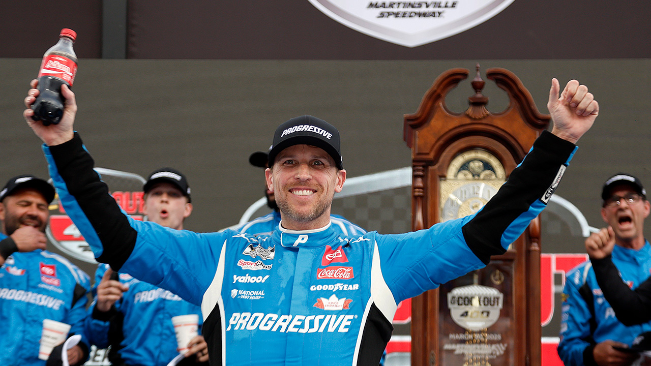 Denny Hamlin at Martinsville