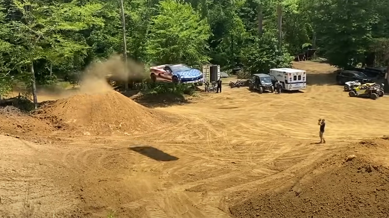 Travis Pastrana's Corvette