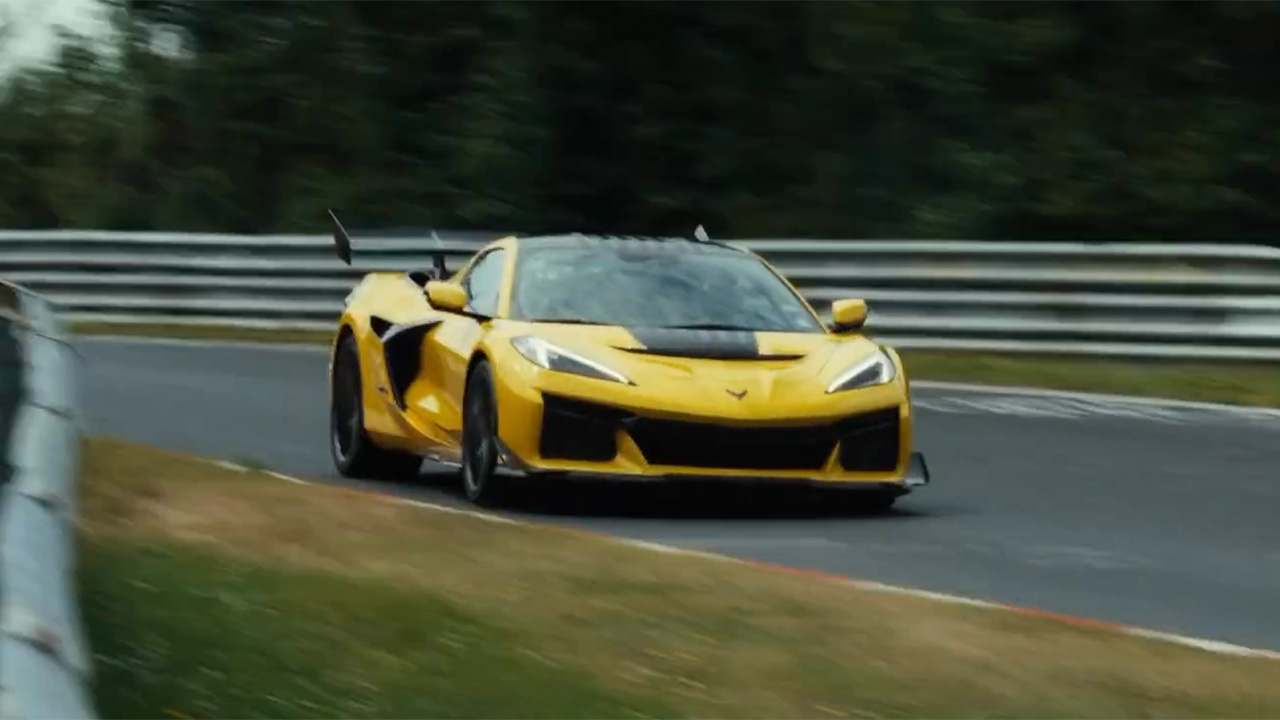 Corvette ZR1X on the Nürburgring