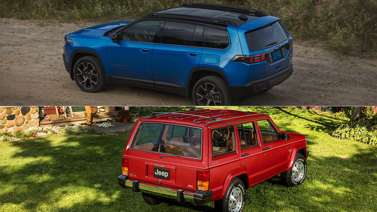The 2026 Jeep Cherokee and 1984 Jeep Cherokee