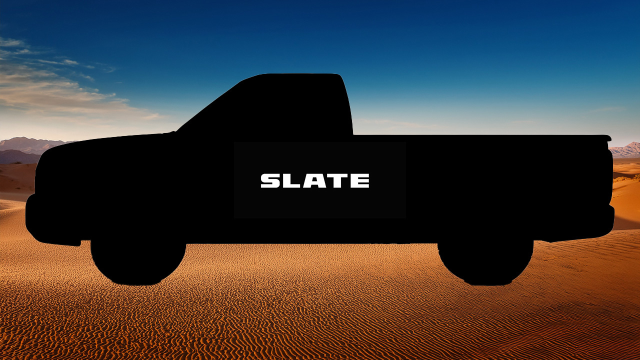 A speculative rendering of the Slate pickup created by American Cars And Racing
