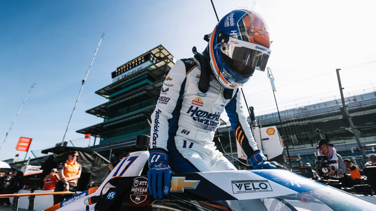 Kyle Larson at Indianapolis