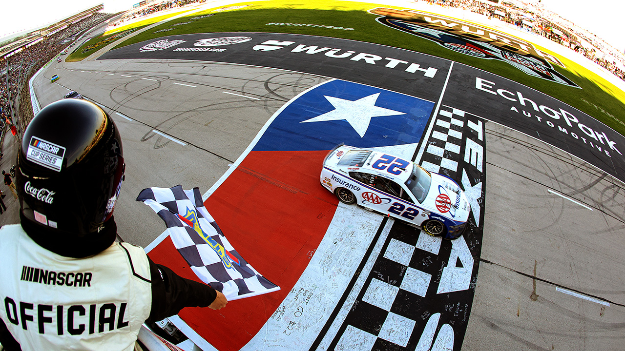 Joey Logano at Texas Motor Speedway