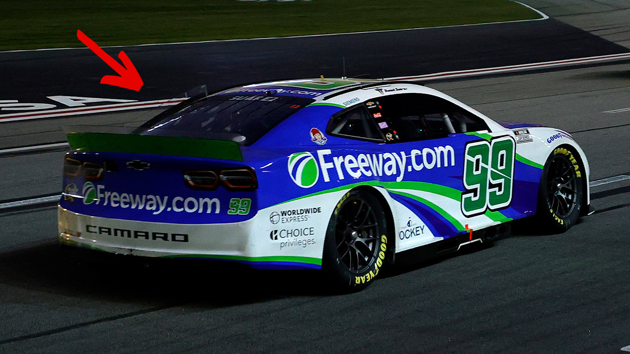 Daniel Suarez at Atlanta Motor Speedway