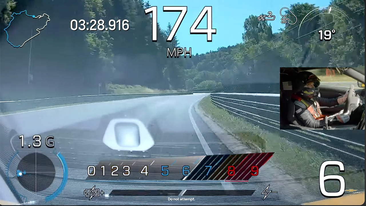 Chevrolet Corvette ZR1X at the Nürburgring