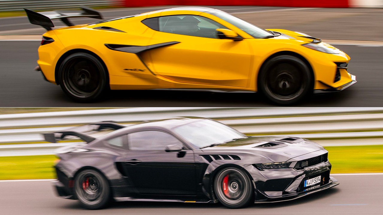 Corvette ZR1X and Mustang GTD