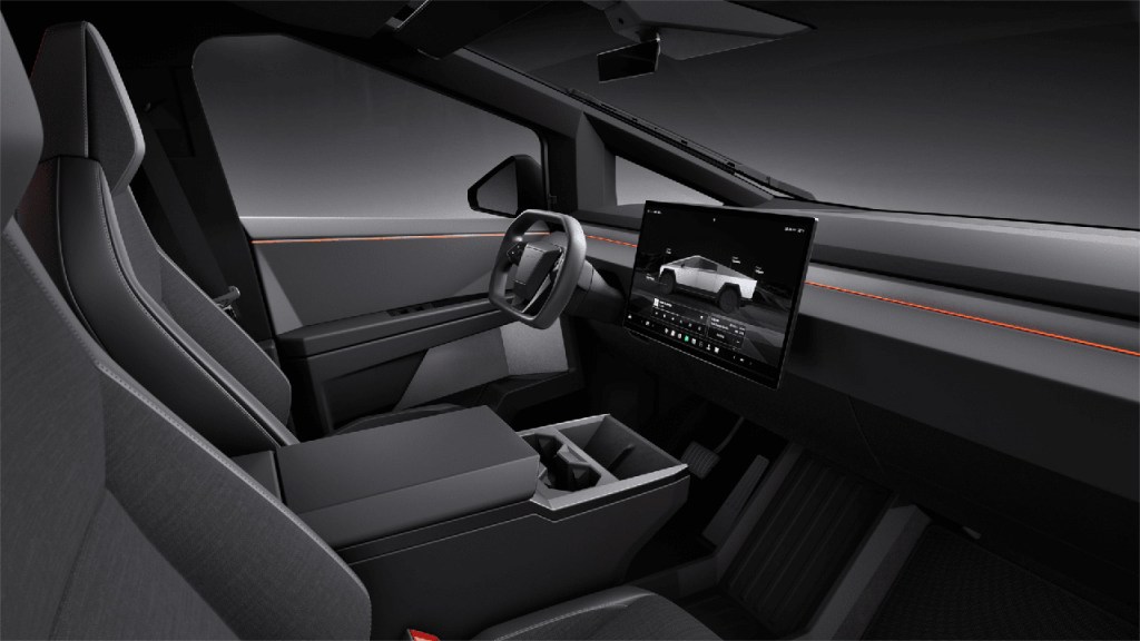 Tesla Cybertruck Dual Motor All-Wheel Drive interior