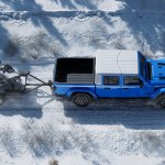 Jeep Gladiator Whitecap top view
