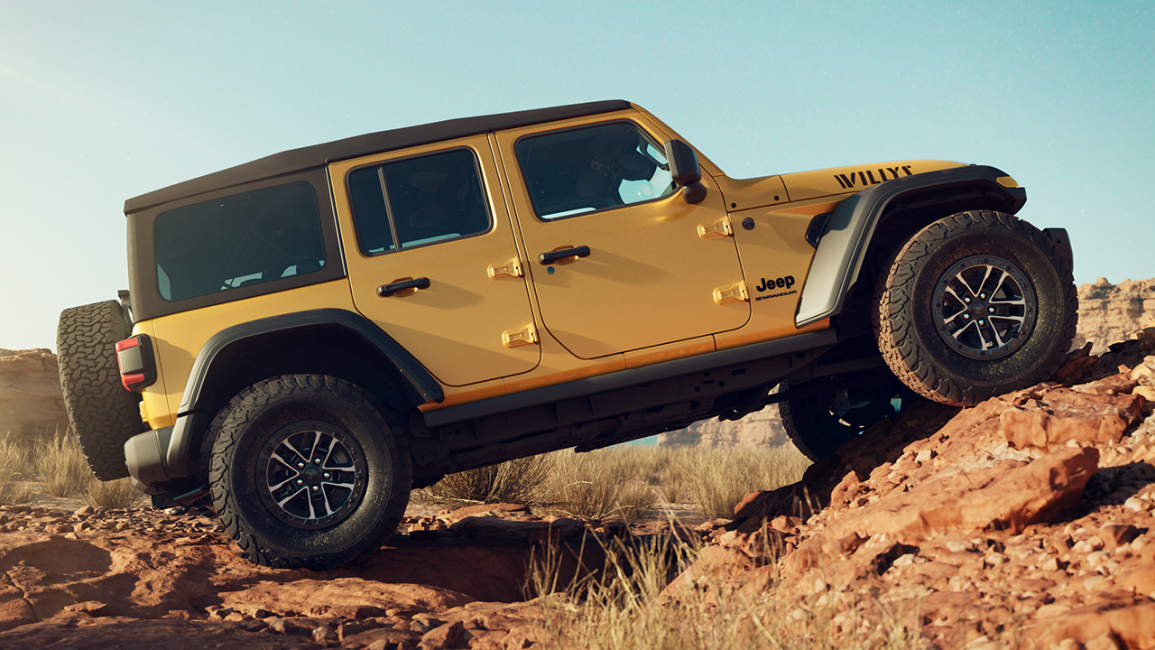 Jeep Wrangler Willys 392 side view