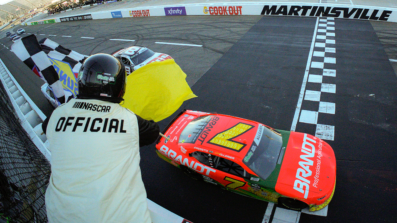 Justin Allgaier at Martinsville