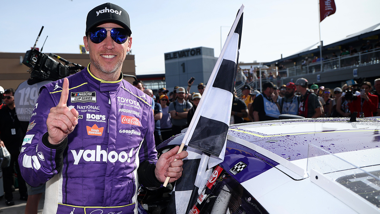 Denny Hamlin at Las Vegas