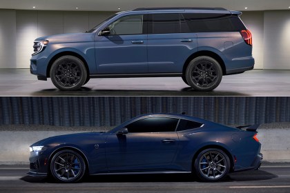 Ford Expedition and Mustang Dark Horse