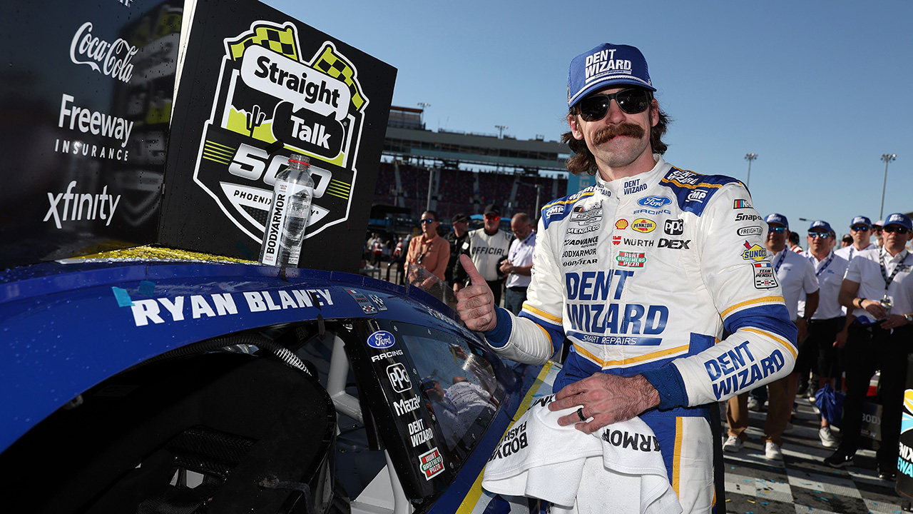 Ryan Blaney at Phoenix Raceway