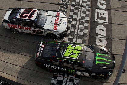 Ty Gibbs winning the Food City 500