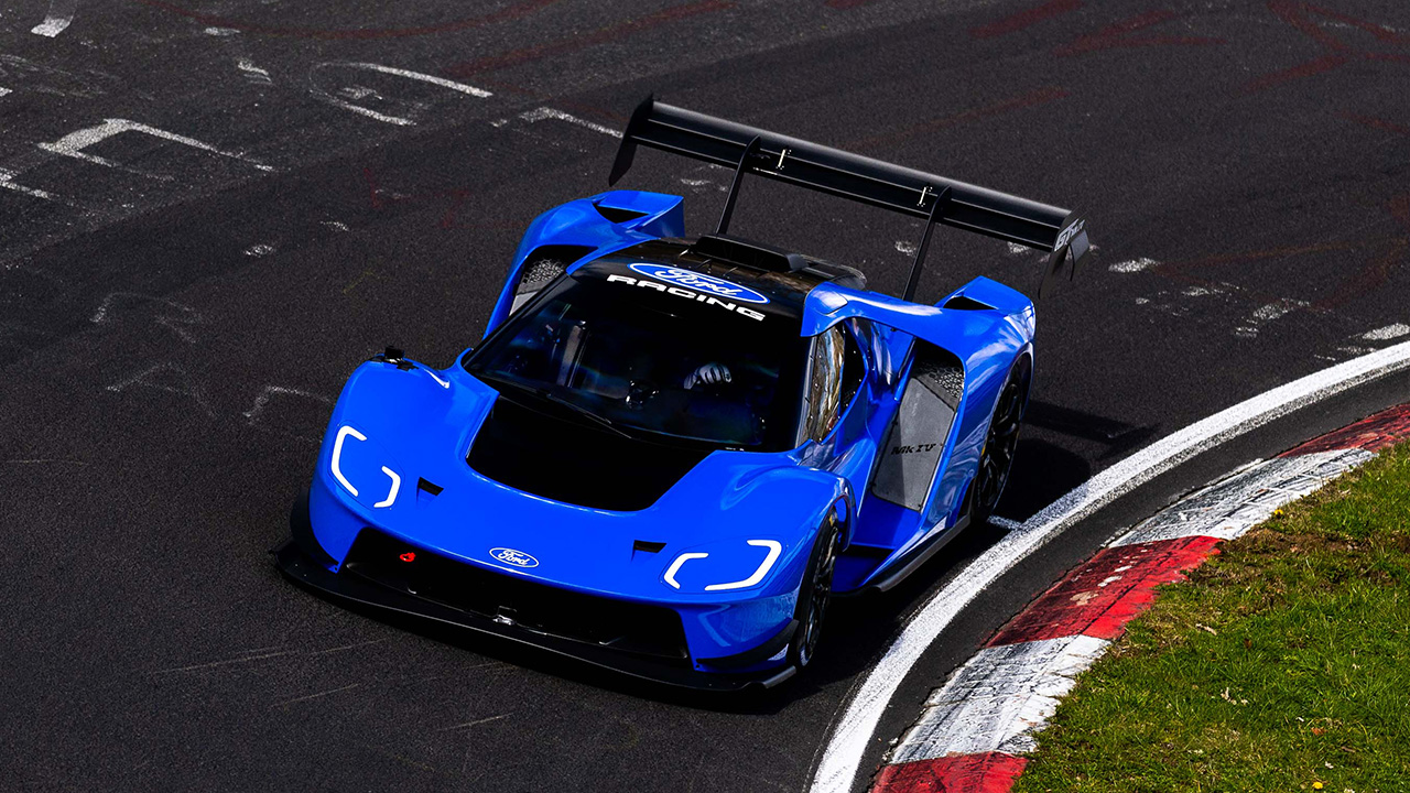 The Ford GT MK IV at the Nürburgring