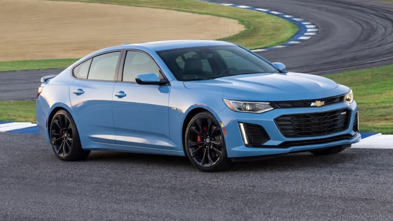 A speculative rendering of a new Chevrolet car.