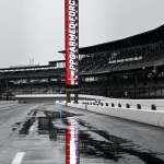 Indianapolis Motor Speedway in the rain