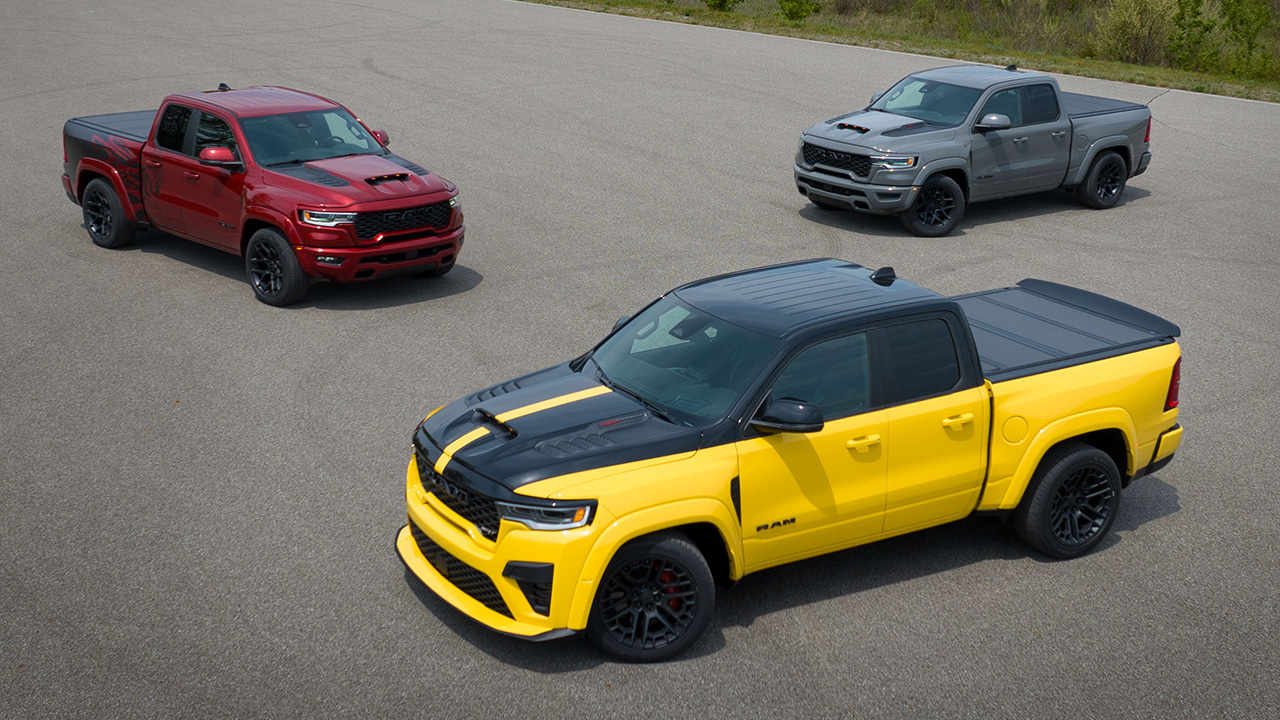 Ram In Racing The Ram 1500 Rumble Bee SRT Is A 170 MPH Muscle Truck - American Cars ...