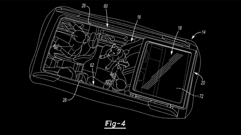 Ford Bronco Glass Roof Patent
