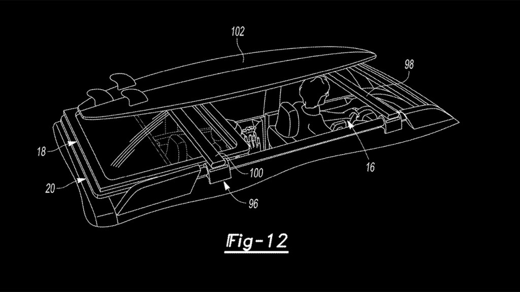 Ford Bronco Glass Roof Patent