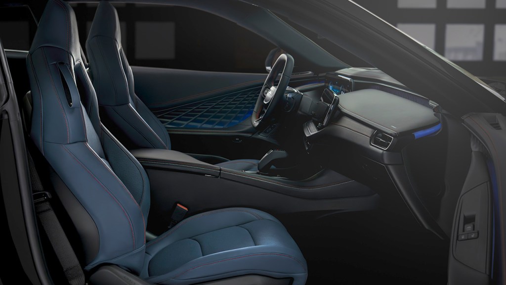 Dodge Charger Petrol Blue Seats