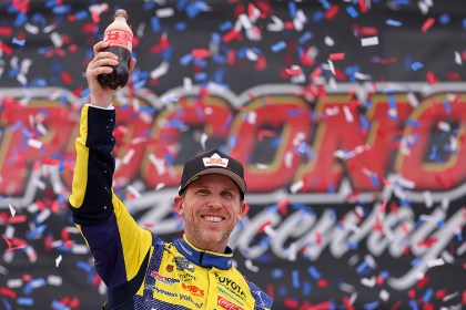 Denny Hamlin at Pocono
