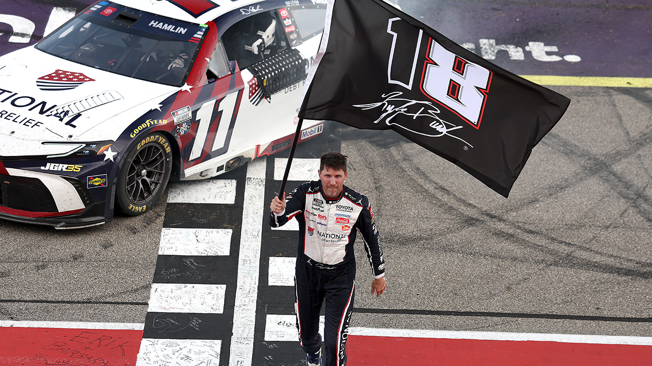 Denny Hamlin at Michigan