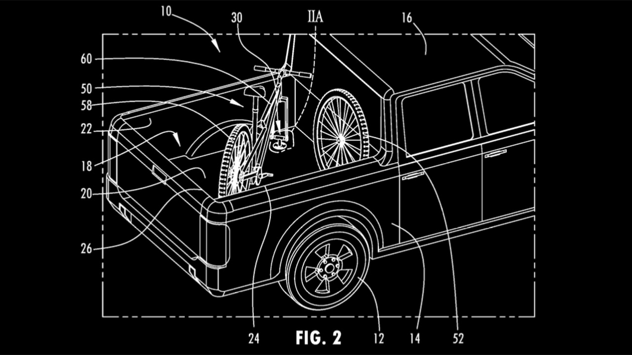 Ford Pickup Bike Mount Patent