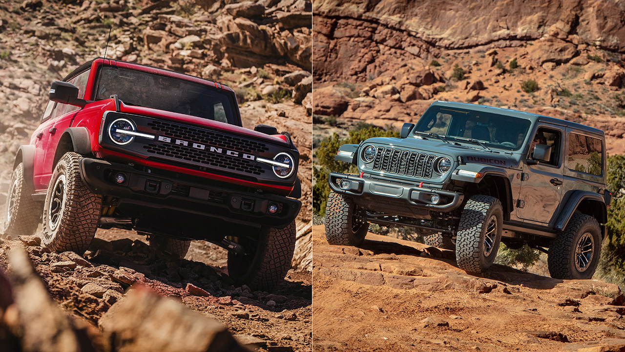 Ford Bronco and Jeep Wrangler