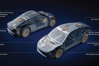 Tesla Cybercab With Starlink